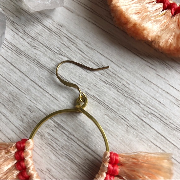 Fringe and tassel earnings NWOT - Picture 3 of 5